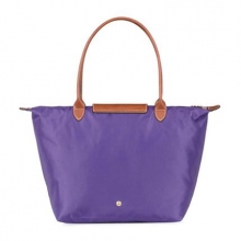 珑骧女式紫色织物配皮手拎肩背两用包1899 089 958