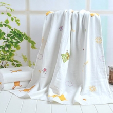 尚生活儿童专用超柔竹纤维纱布浴巾SL-YPY07